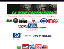 Tablet Screenshot of negozio.la-cartoleria.it